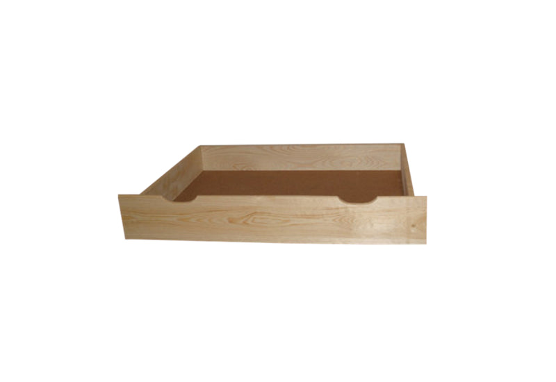 Zásuvka pod posteľ - 57 x 150 cm - pod 2/3 posteľe, prírodný - lak - - 0