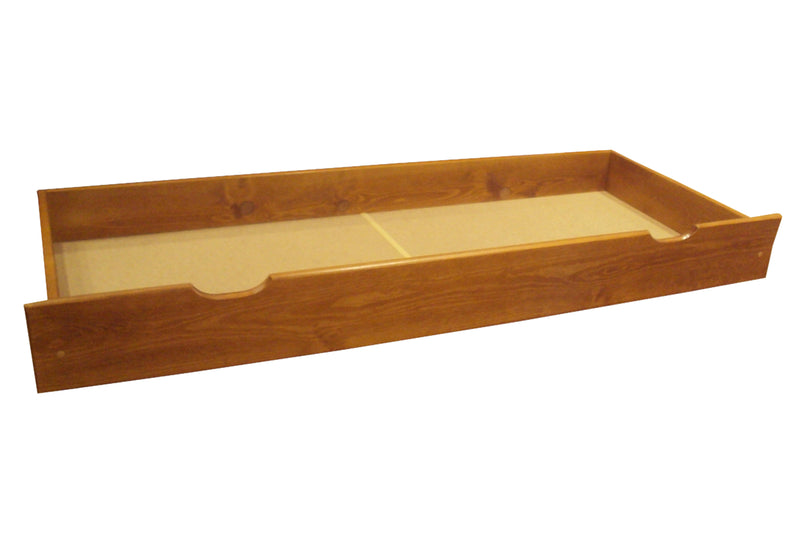 Zásuvka pod posteľ - 57 x 150 cm - pod 2/3 posteľe, jelša-lak - - 0