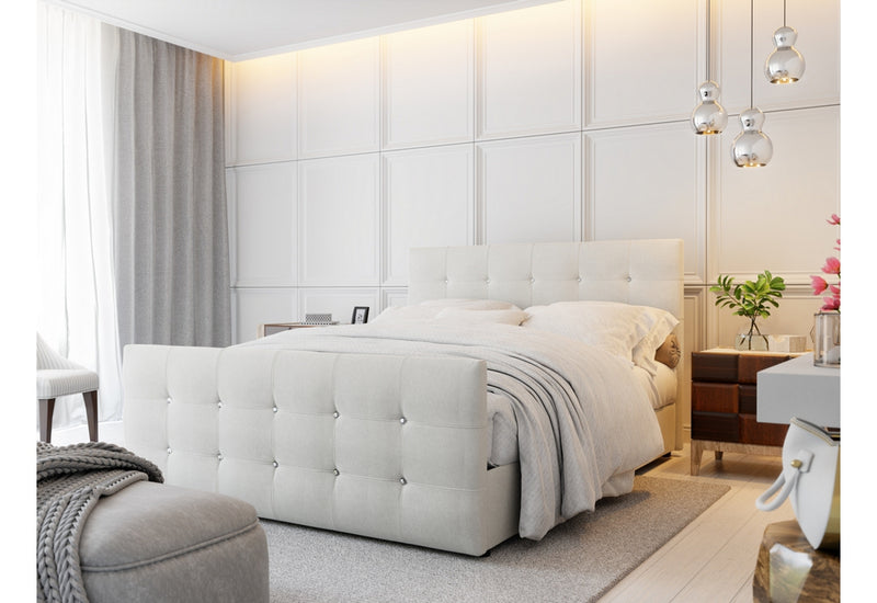 Čalúnená posteľ boxspring KLEO - ARANZ - 1
