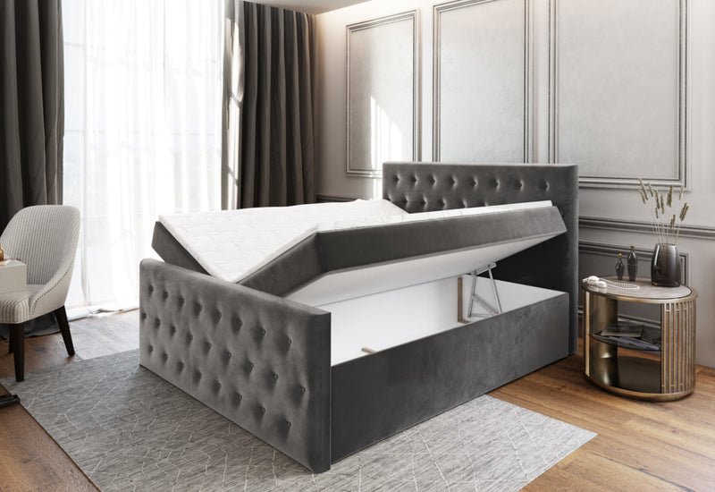 Čalúnená posteľ boxspring FONDI - DETAIL - 1
