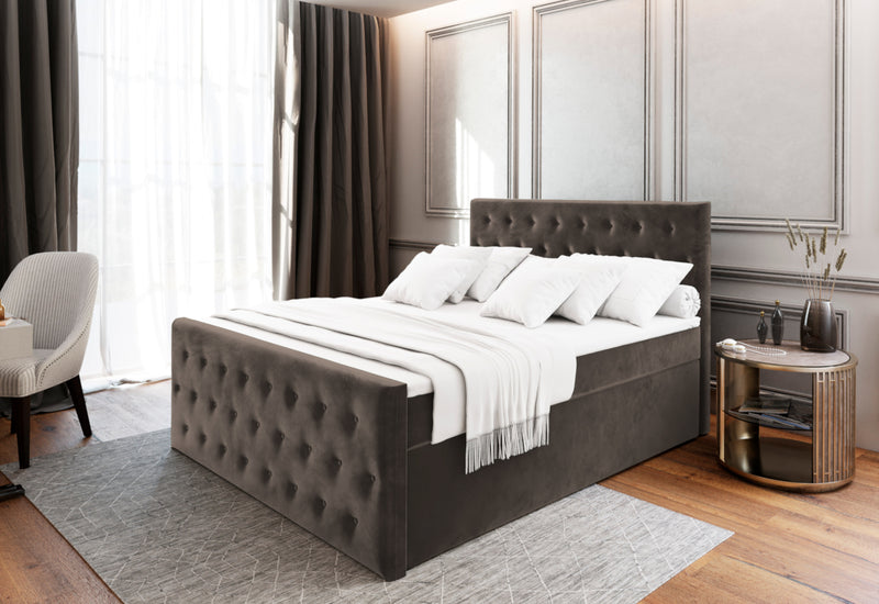 Čalúnená posteľ boxspring FONDI - ARANZ - 2
