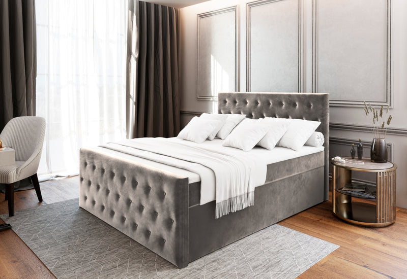 Čalúnená posteľ boxspring FONDI - ARANZ - 4