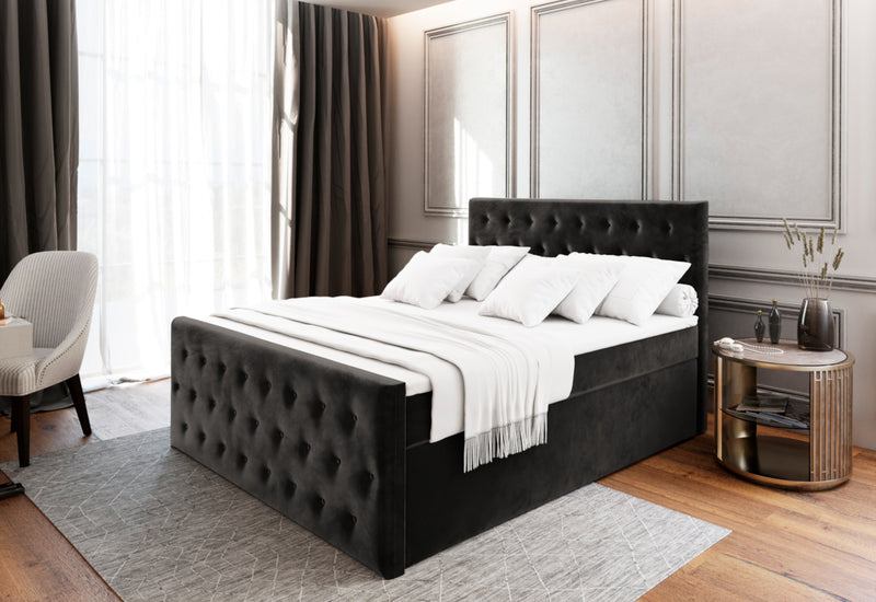 Čalúnená posteľ boxspring FONDI - ARANZ - 5