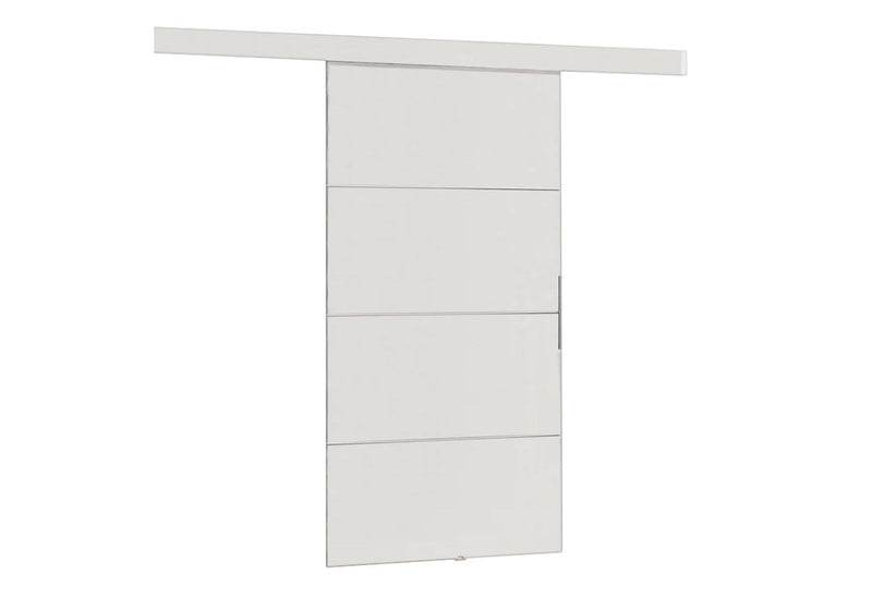 Posuvné dvere MALIBU PLUS, 106x205x1,6, biela - - 0