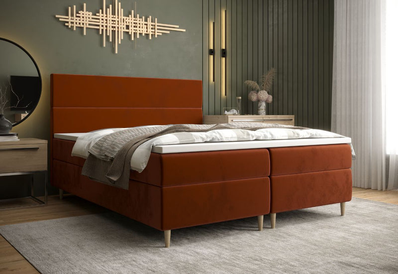 Čalúnená posteľ boxspring FLO - ARANZ - 5