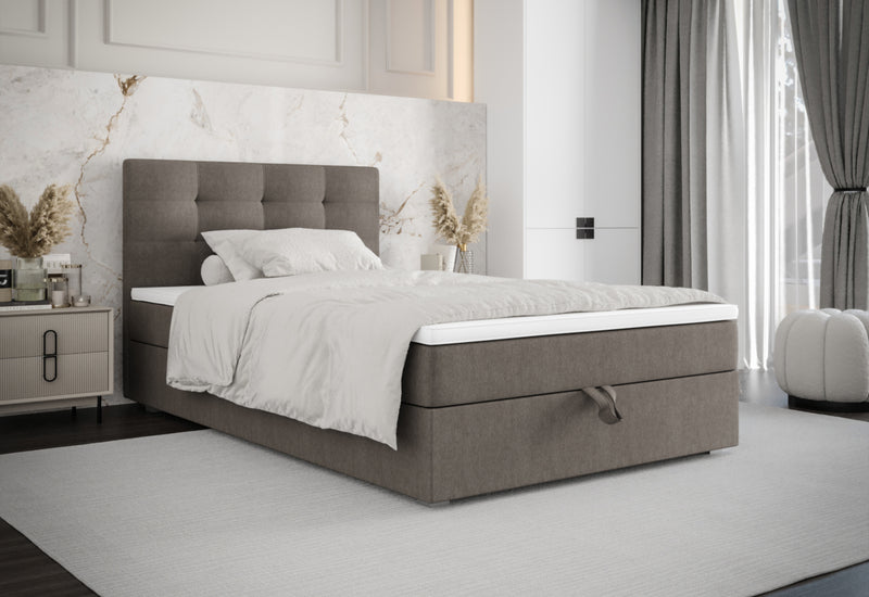 Čalúnená jednolôžková posteľ boxspring FADO P - ARANZ - 4