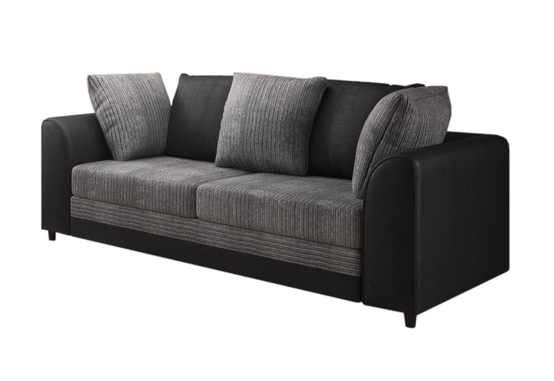 Pohovka DYLAN 3, JumboGrey/ViperBlack - - 0