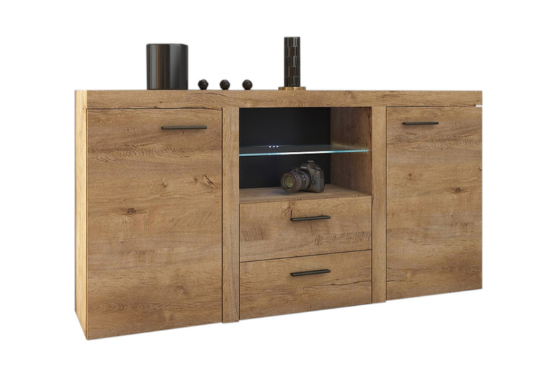 Komoda RUMBA 2F 2S, 156x82x40, lefkas - - 0