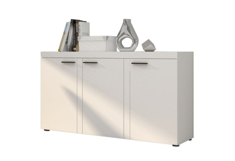 Komoda RUMBA 3F, 149x82x40, biela - - 0