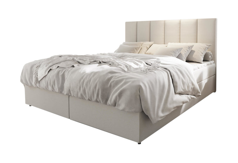 Čalúnená posteľ boxspring MERIL, 140x200, soft 17 - - 0