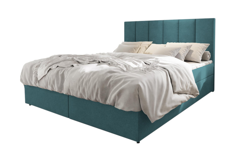 Čalúnená posteľ boxspring MERIL, 160x200, cosmic 190 - - 0