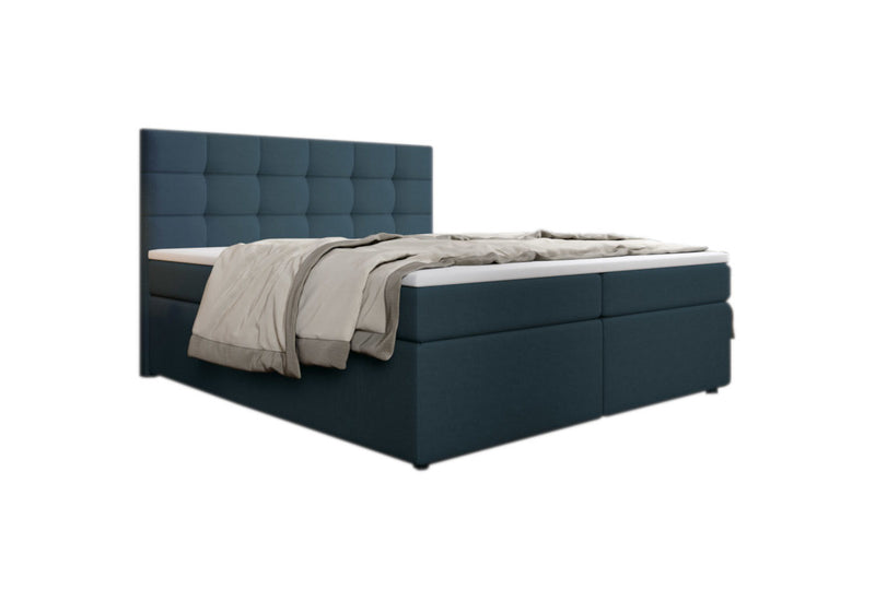 Čalúnená posteľ boxspring PALMA + topper, 140x200, inari 87 - - 0