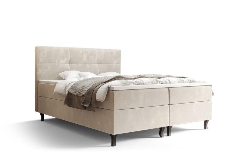Čalúnená posteľ boxspring LIMBA, 180x200, monolith 02 - - 0