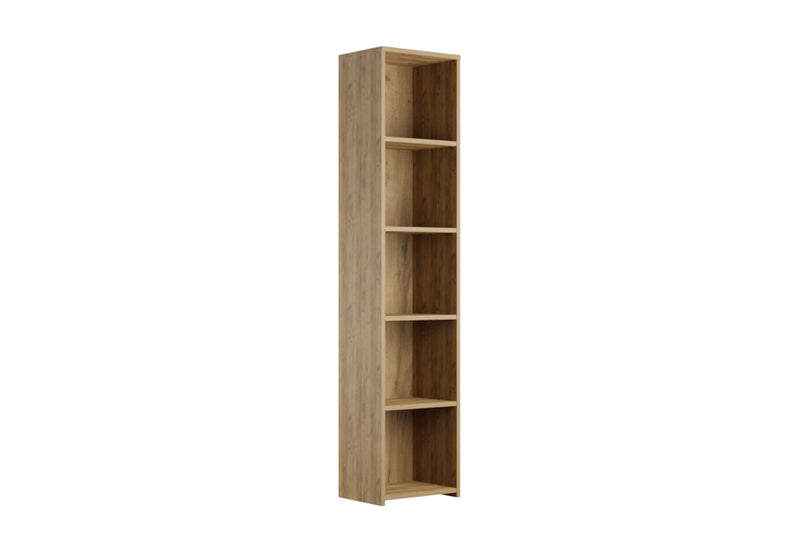 Regál KALAX 40, 40x180x30, dub kraft - - 0
