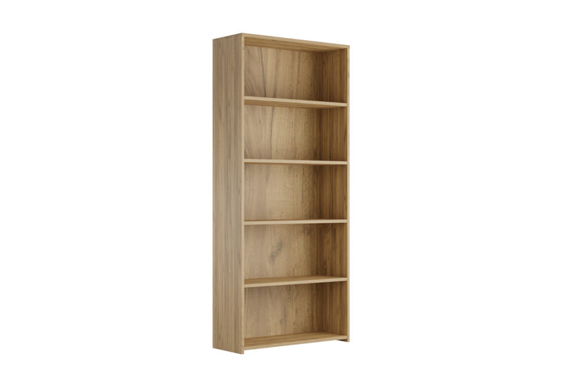 Regál KALAX 80, 80x180x30, dub kraft - - 0