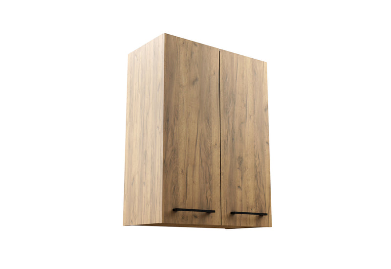 Závesná kúpeľňová skrinka LISSA, 60x80x30, dub craft - - 0