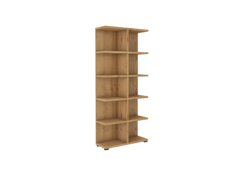 Regál MORE 5, 83,2x184x29,7, dub artisan - - 0
