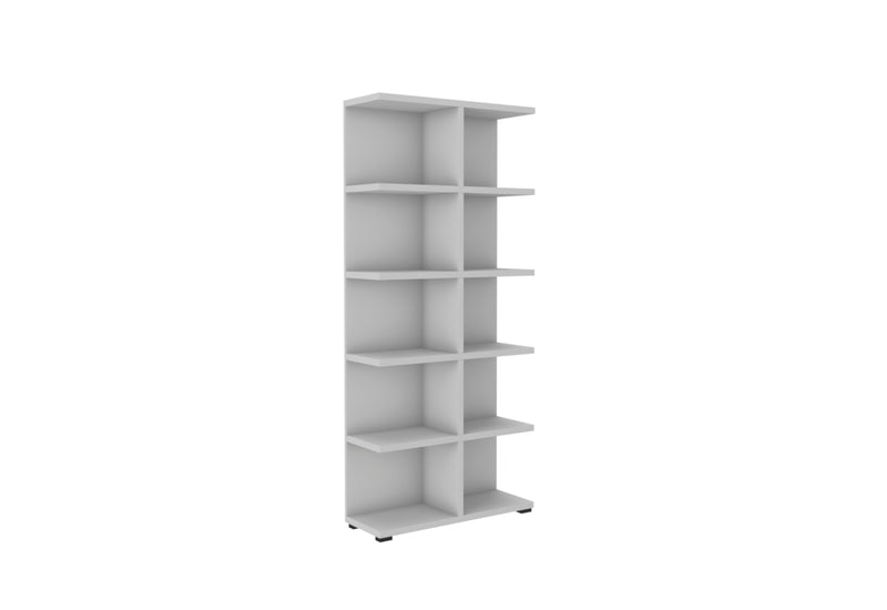 Regál MORE 5, 83,2x184x29,7, biela - - 0