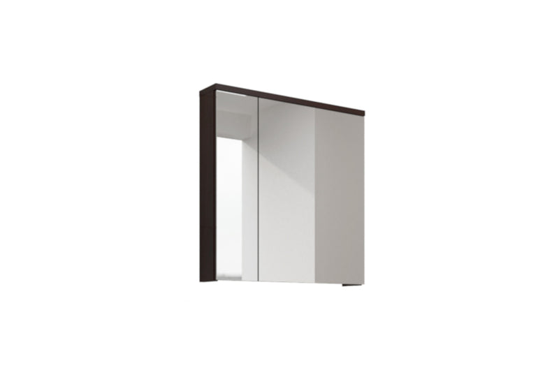 Zrkadlová skrinka PORTO, 60x65x17, wenge - - 0