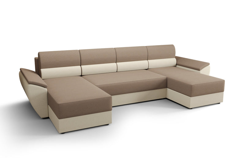 Rozkladacia sedacia súprava do U REBI 2, 321x88x140, rainbow 05/rainbow 16 - - 0