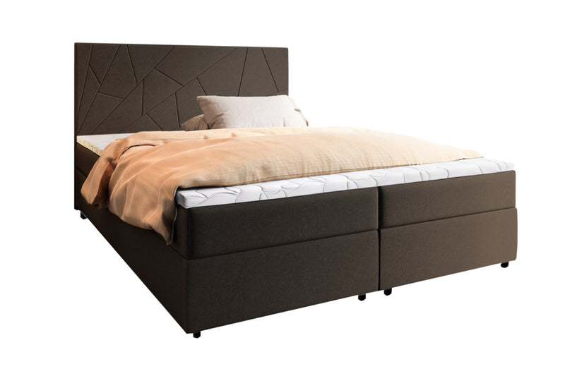 Čalúnená posteľ boxspring MADO, 140x200, inari 24 - - 0