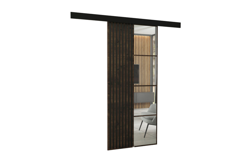 Posuvné dvere MOLI 60, 60x205, tmavý jaseň - - 0