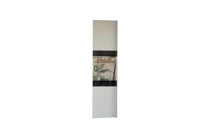 Posuvné dvere EVO LUMBA 70, 70x203, biela/čierne sklo - - 0