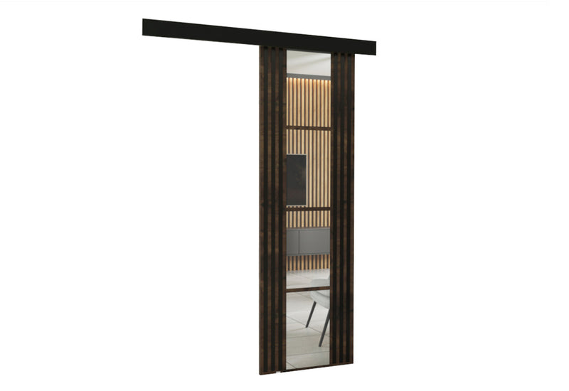Posuvné dvere EMPI 60, 60x205, tmavý jaseň - - 0