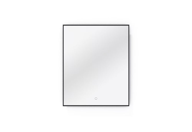 Zrkadlo s osvetlením VIXISSE, 66x81x4, čierna - - 0