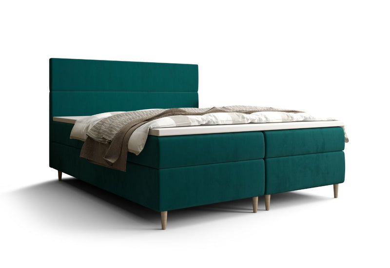 Čalúnená posteľ boxspring FLO, 140x200, itaka 39 - - 0