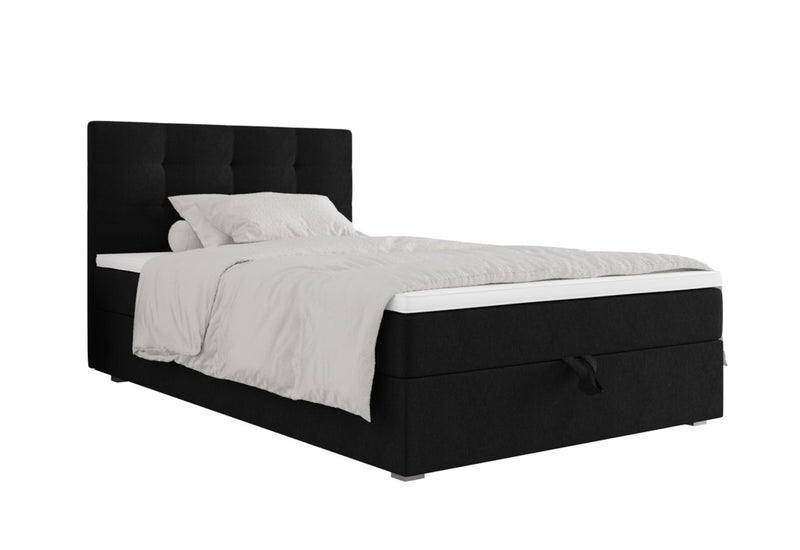 Čalúnená jednolôžková posteľ boxspring FADO P, 80x200, cosmic 100 - - 0
