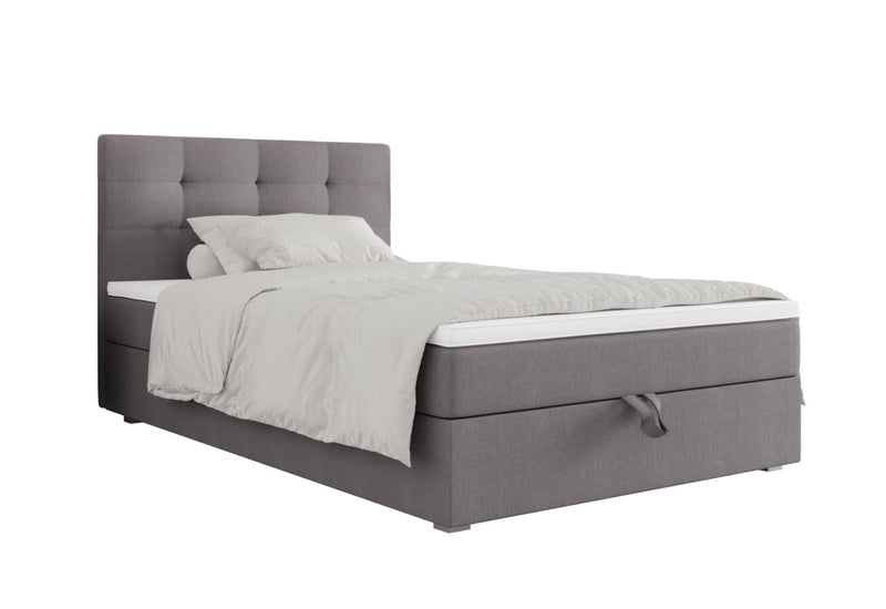Čalúnená jednolôžková posteľ boxspring FADO P, 80x200, cosmic 160 - - 0