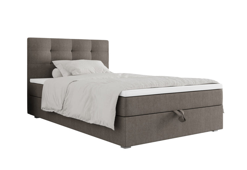 Čalúnená jednolôžková posteľ boxspring FADO P, 80x200, cosmic 03 - - 0