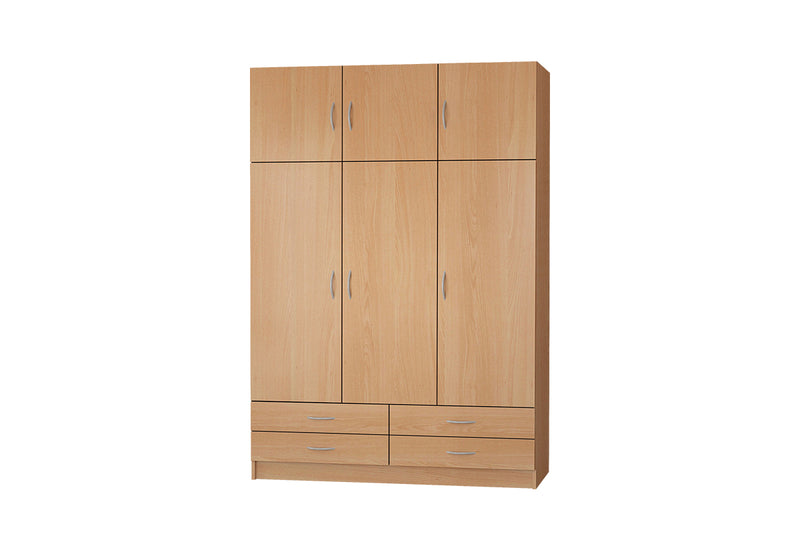Šatníková skriňa STELLA, 135x194, buk -  - 0