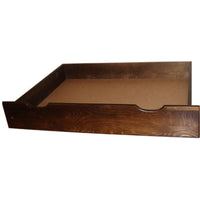 Zásuvka pod posteľ - 57 x 150 cm - pod 2/3 posteľe, orech-lak -  - 0