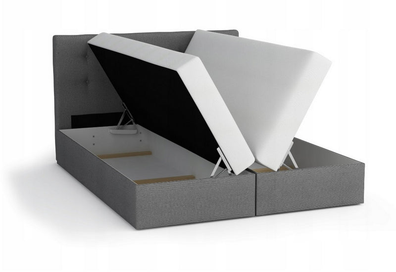 Čalúnená posteľ boxspring LEMON + úložný priestor + matrac + rošt - DETAIL - 1