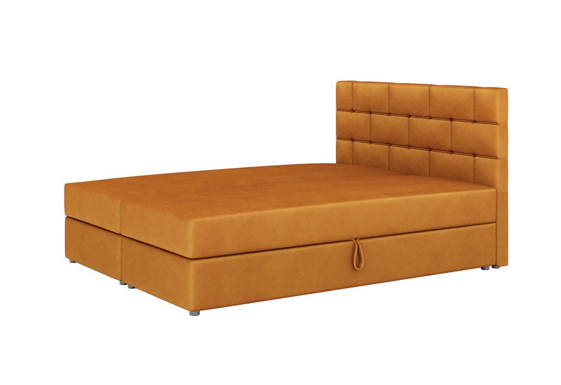 Čalúnená posteľ boxspring WALL + úložný priestor - ARANZ - 5
