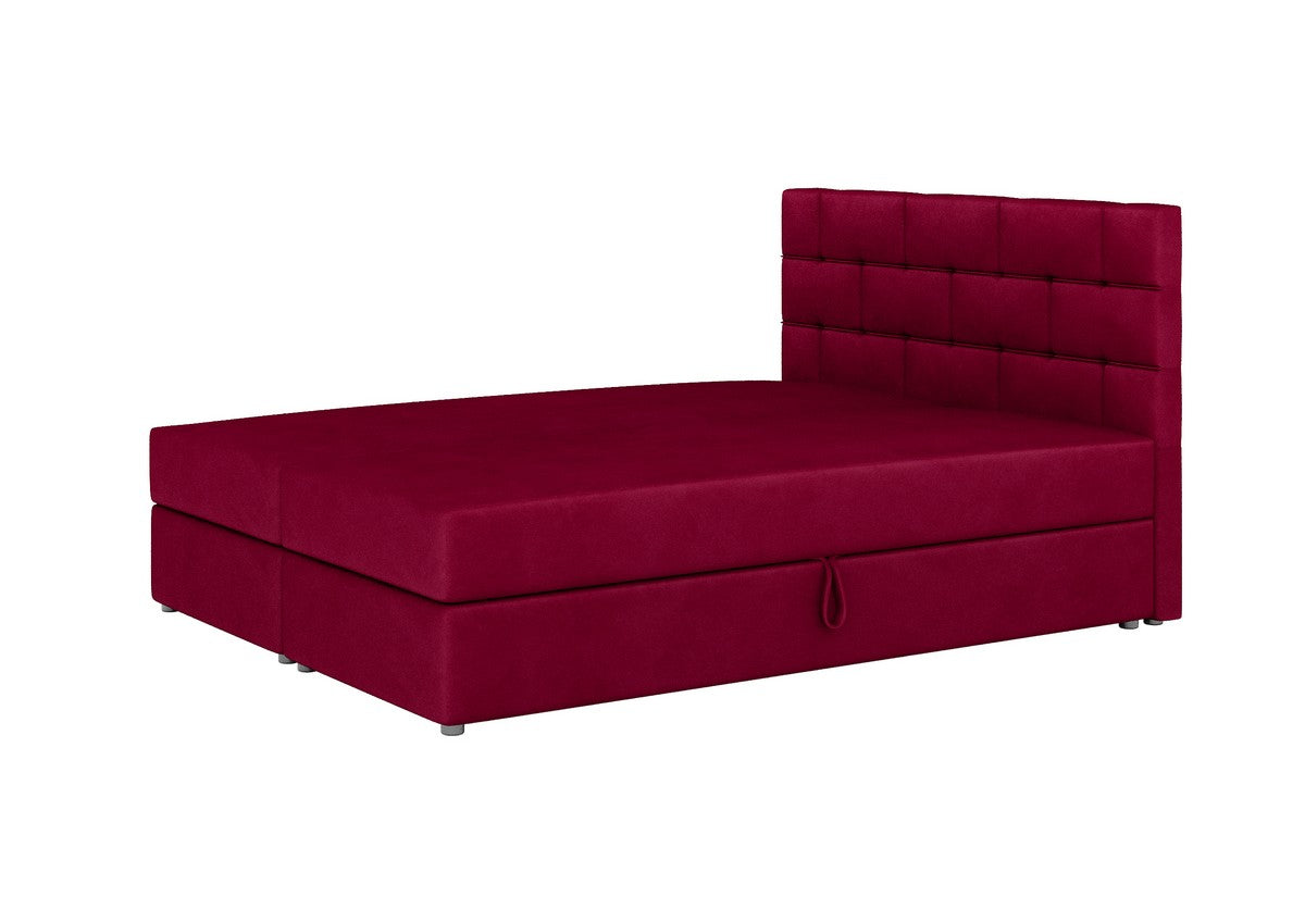 Čalúnená posteľ boxspring WALL + úložný priestor - ARANZ - 6