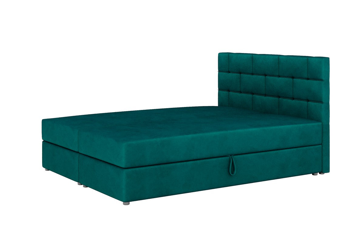 Čalúnená posteľ boxspring WALL + úložný priestor - ARANZ - 7