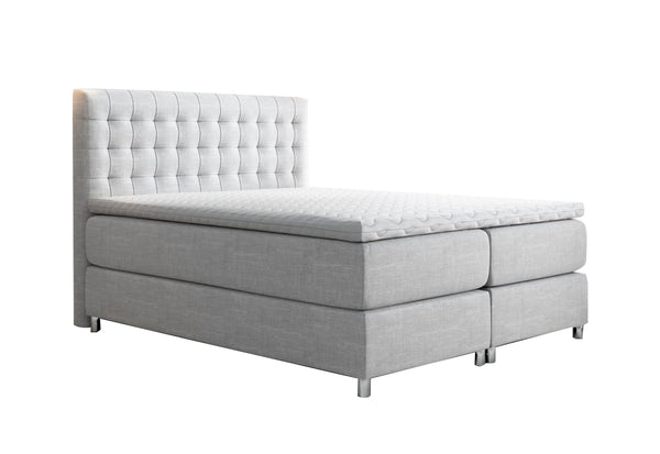 Čalúnená posteľ PRIMO + topper, 200x200, inari 91 -  - 0
