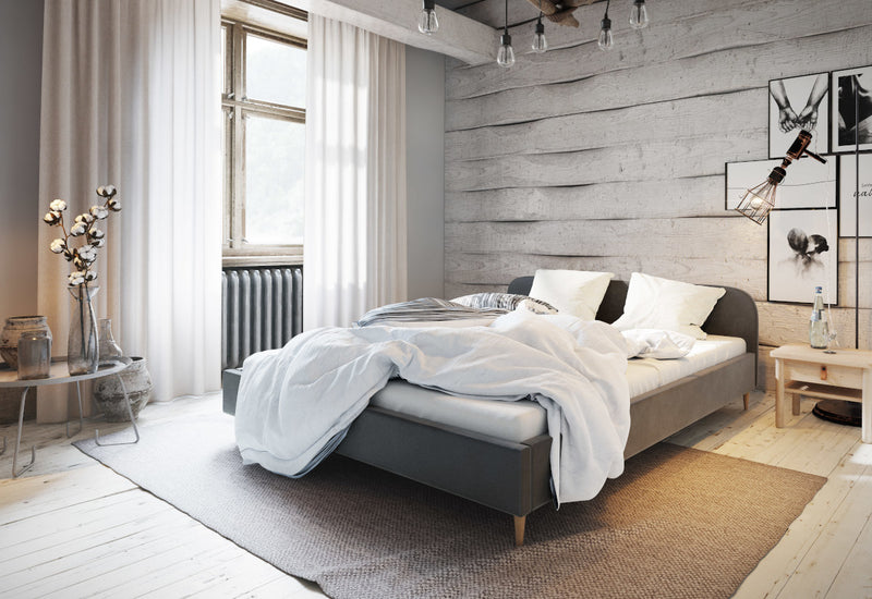 Čalúnená posteľ LOFT - ARANZ - 1