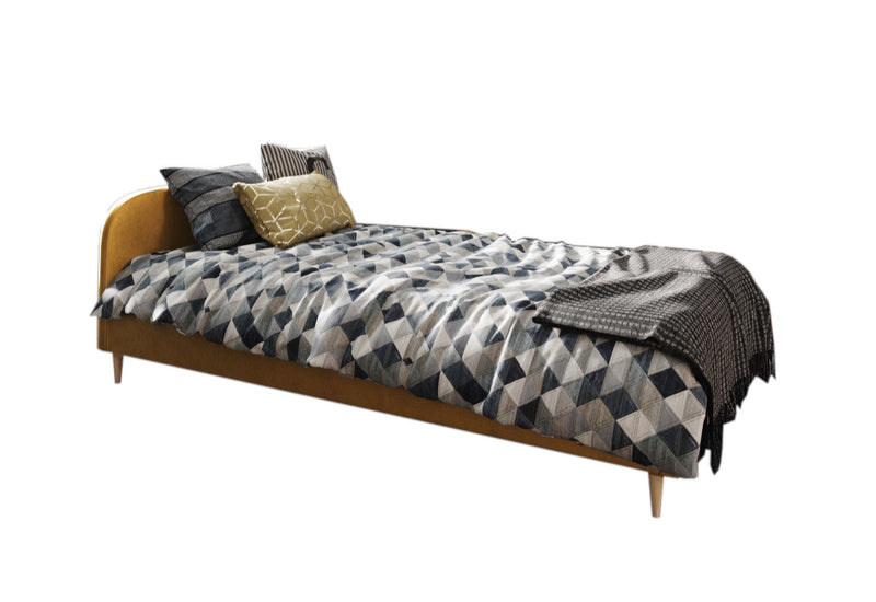 Čalúnená posteľ LOFT + rošt, 80x200, itaka 33 -  - 0
