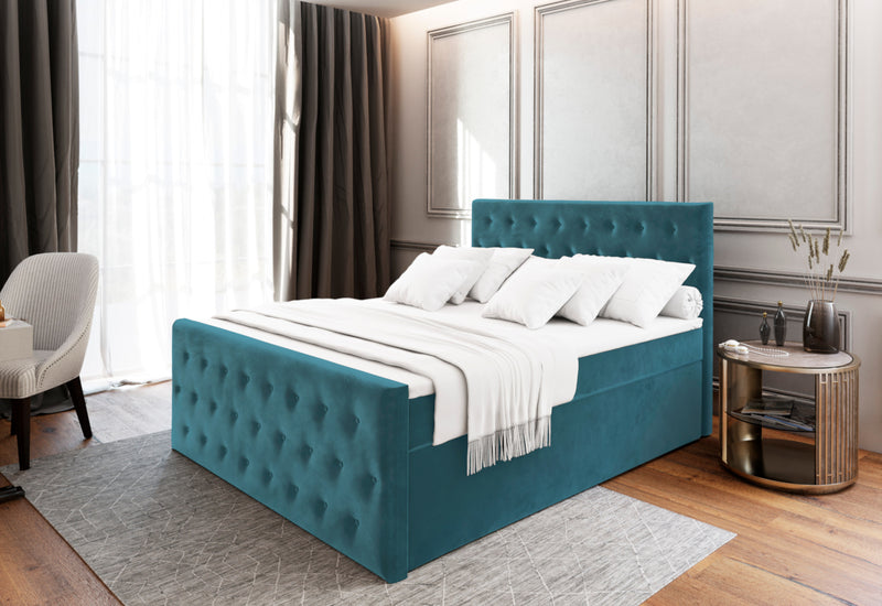 Čalúnená posteľ boxspring FONDI - ARANZ - 3