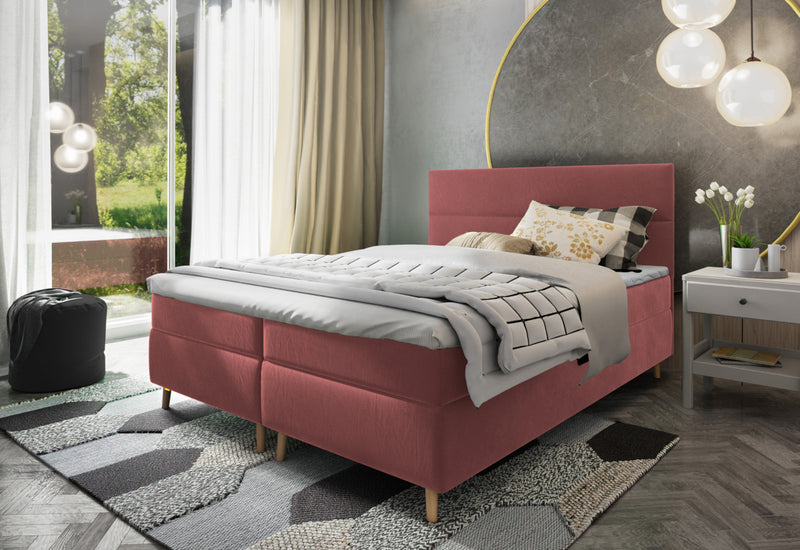 Čalúnená posteľ boxspring SANTA - ARANZ - 6