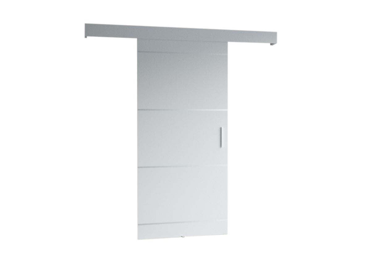 Posuvné dvere SALWADOR IV, 90x204, bialy/strieborný -  - 0