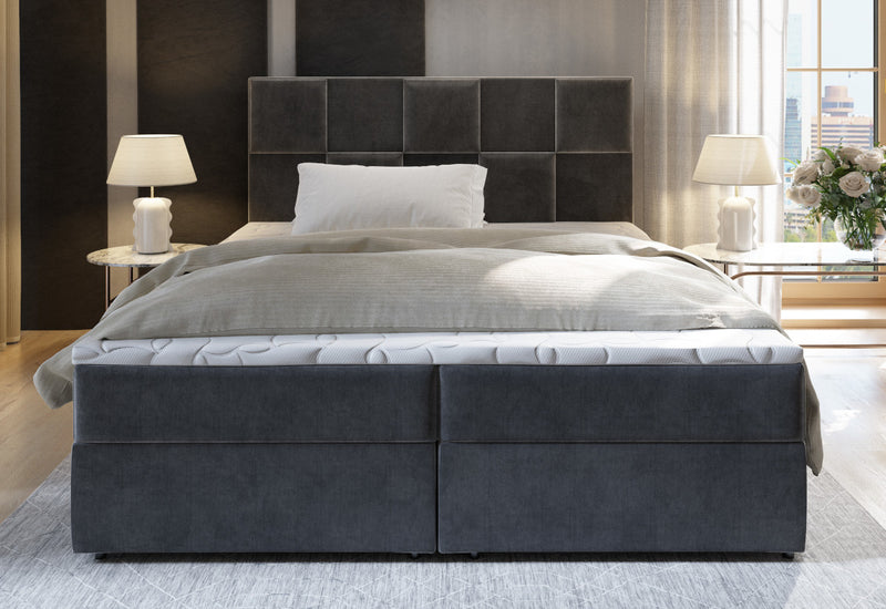 Čalúnená posteľ boxspring PRATA - ARANZ - 1