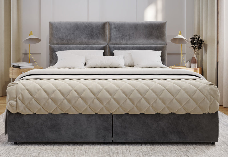 Čalúnená posteľ boxspring LONIS - ARANZ - 1