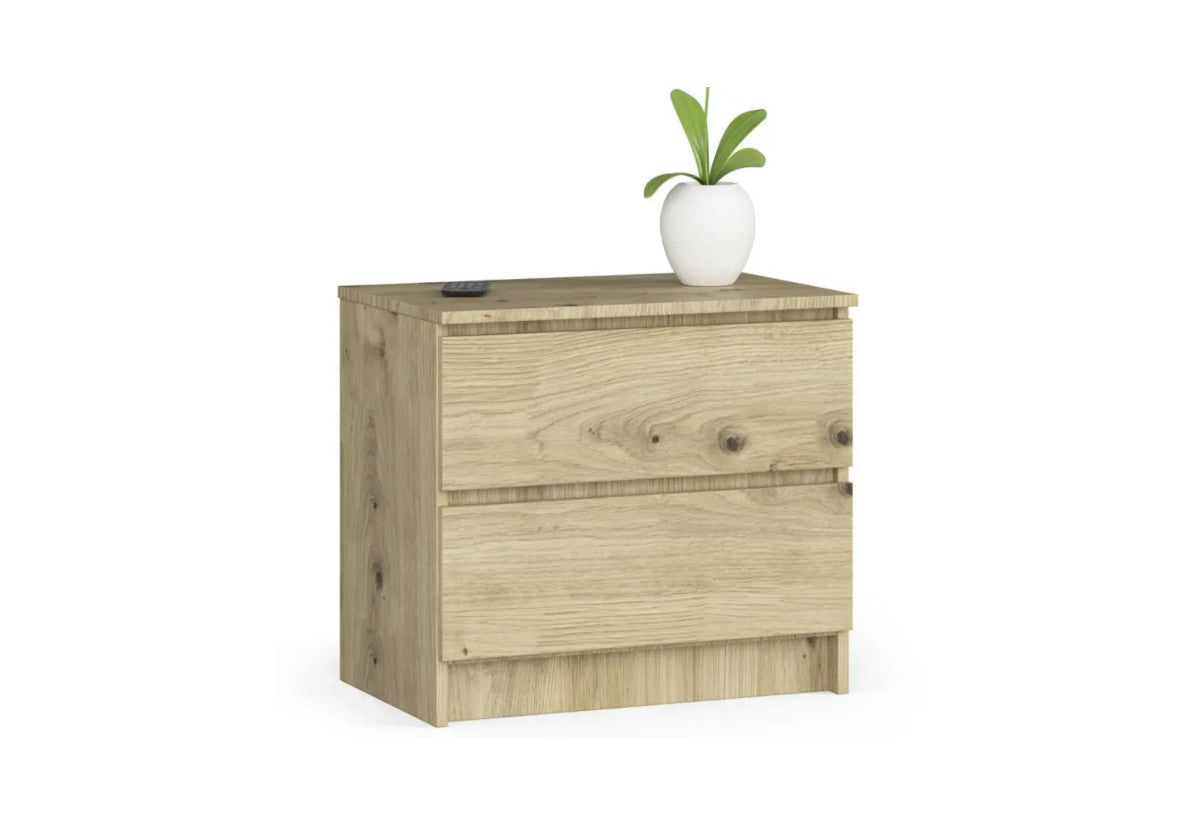 Komoda K60 2SZ, 60x55x40, dub artisan -  - 0