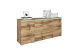Komoda VERA 150, 150x68x39,5, dub wotan + LED -  - 0