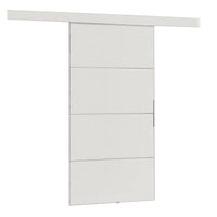 Posuvné dvere MALIBU PLUS, 106x205x1,6, biela -  - 0